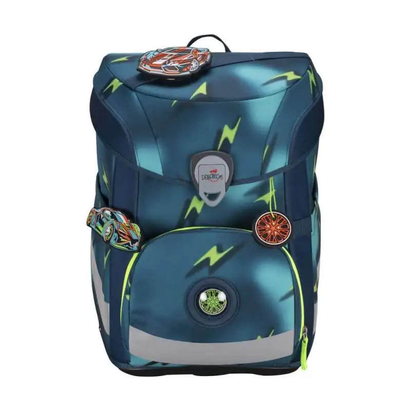 DERDIEDAS Schulrucksack ErgoFlex EASY Set - 6 tlg. Magic Light Front