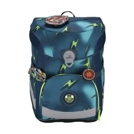 DERDIEDAS Schulrucksack ErgoFlex EASY Set - 6 tlg. Magic Light Front