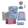 DERDIEDAS Schulrucksack ErgoFlex EASY Set - 6 tlg. Happy Pixel