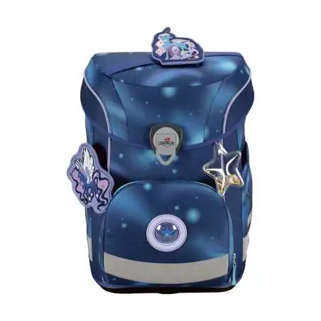 DERDIEDAS Schulrucksack ErgoFlex EASY Set - 6 tlg. Luna Front