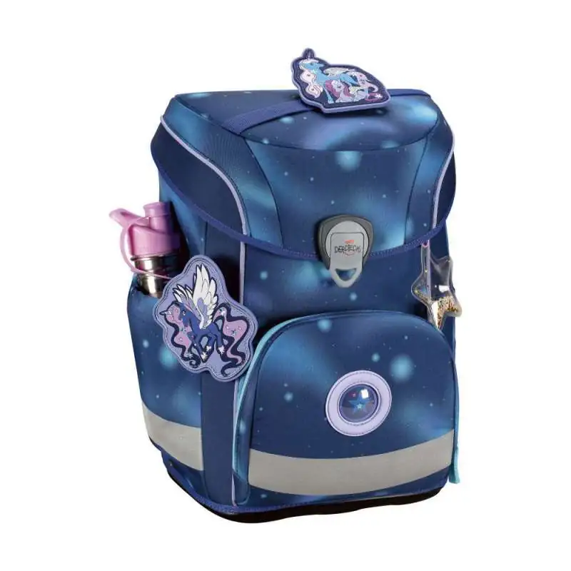 DERDIEDAS Schulrucksack ErgoFlex EASY Set - 6 tlg. Luna seitlich