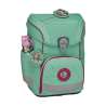 DERDIEDAS Schulrucksack ErgoFlex EASY Set - 6 tlg. Peppermint Pony seitlich