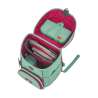 DERDIEDAS Schulrucksack ErgoFlex EASY Set - 6 tlg. Peppermint Pony seitlich offen