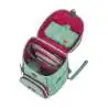 DERDIEDAS Schulrucksack ErgoFlex EASY Set - 6 tlg. Peppermint Pony seitlich offen