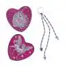 DERDIEDAS Schulrucksack ErgoFlex EASY Set - 6 tlg. Pretty Unicorn Wechselbuttons