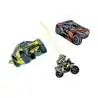 DERDIEDAS Schulrucksack ErgoFlex EASY Set - 6 tlg. Speed Challenge Wechselbuttons