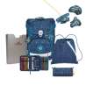 DERDIEDAS Schulrucksack ErgoFlex EASY Set - 6 tlg. Blue Speed