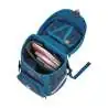 DERDIEDAS Schulrucksack ErgoFlex EASY Set - 6 tlg. Blue Speed seitlich offen