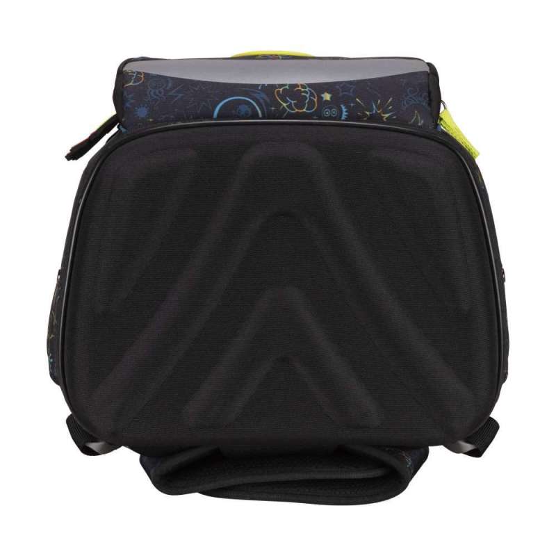 DERDIEDAS Schulrucksack ErgoFlex EASY Set - 6 tlg. LED Crazy unten