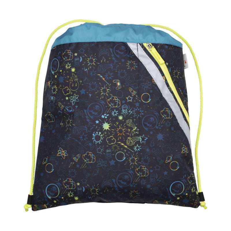 DERDIEDAS Schulrucksack ErgoFlex EASY Set - 6 tlg. LED Crazy Sporttasche