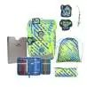 DERDIEDAS Schulrucksack ErgoFlex EASY Set - 6 tlg. Neon Monster