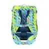 DERDIEDAS Schulrucksack ErgoFlex EASY Set - 6 tlg. Neon Monster Rückansicht Tragegurte