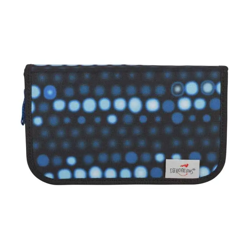 DERDIEDAS Schulrucksack ErgoFlex EASY Set - 6 tlg. Superflash Blue Robot Schüleretui Front