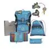 DERDIEDAS Schulrucksack ErgoFlex EASY Set - 6 tlg LED Rainbow Star