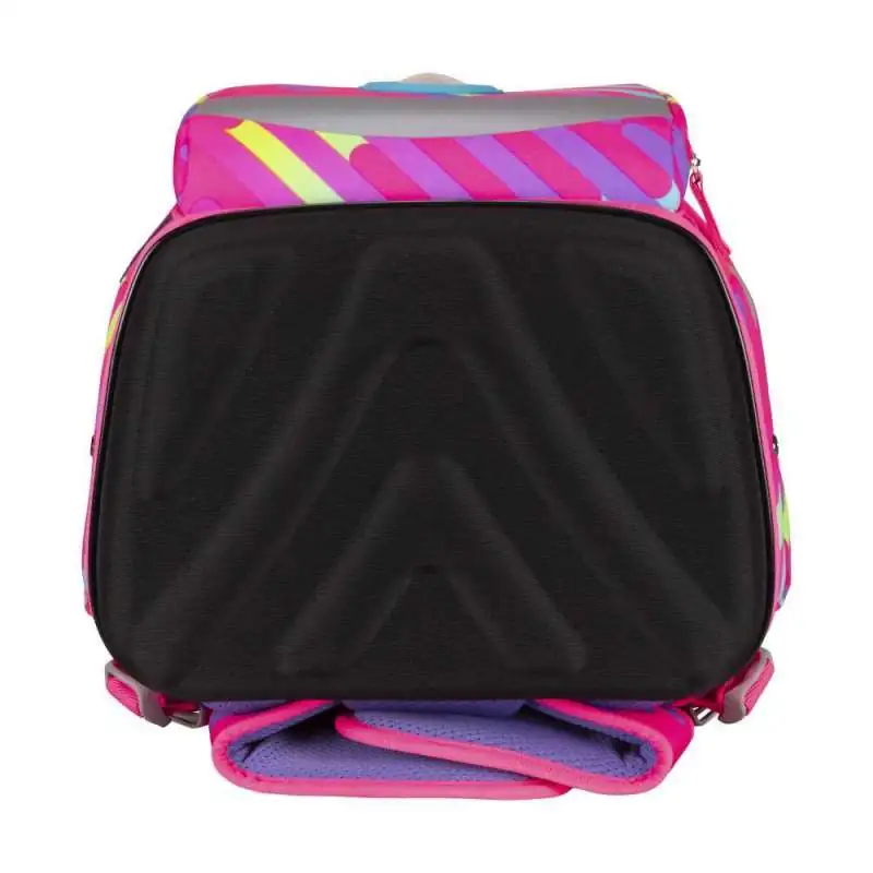 DERDIEDAS Schulrucksack ErgoFlex EASY Set - 6 tlg Neon Punkie unten