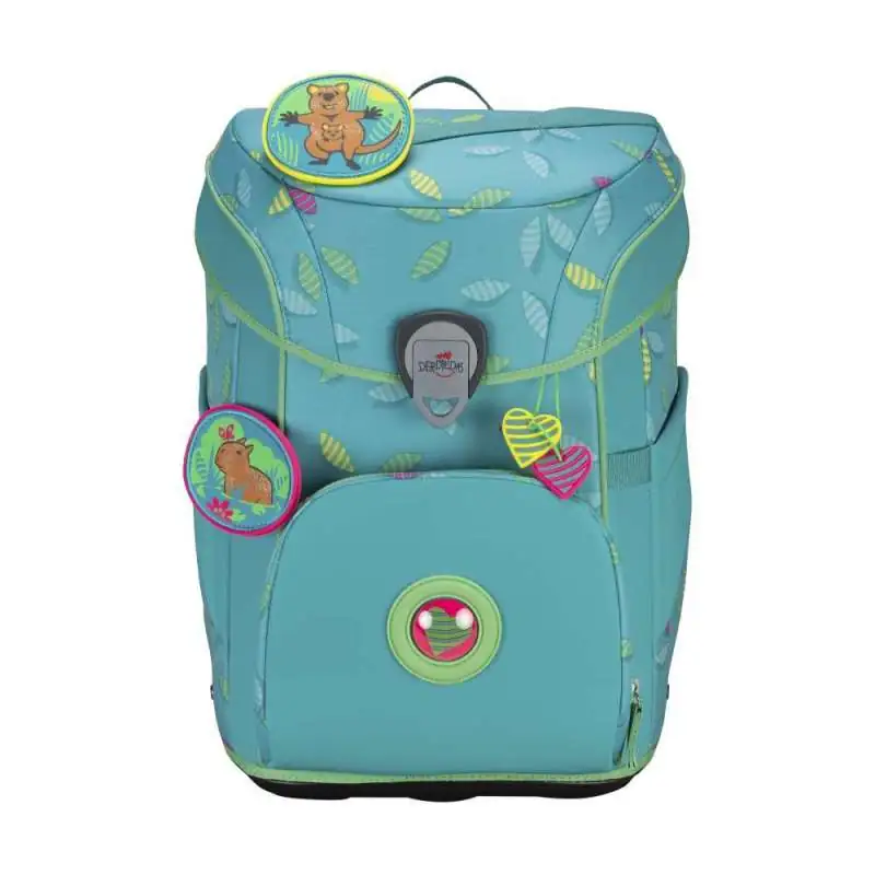 DERDIEDAS Schulrucksack ErgoFlex EASY Set - 6 tlg Superflash Paradise Front