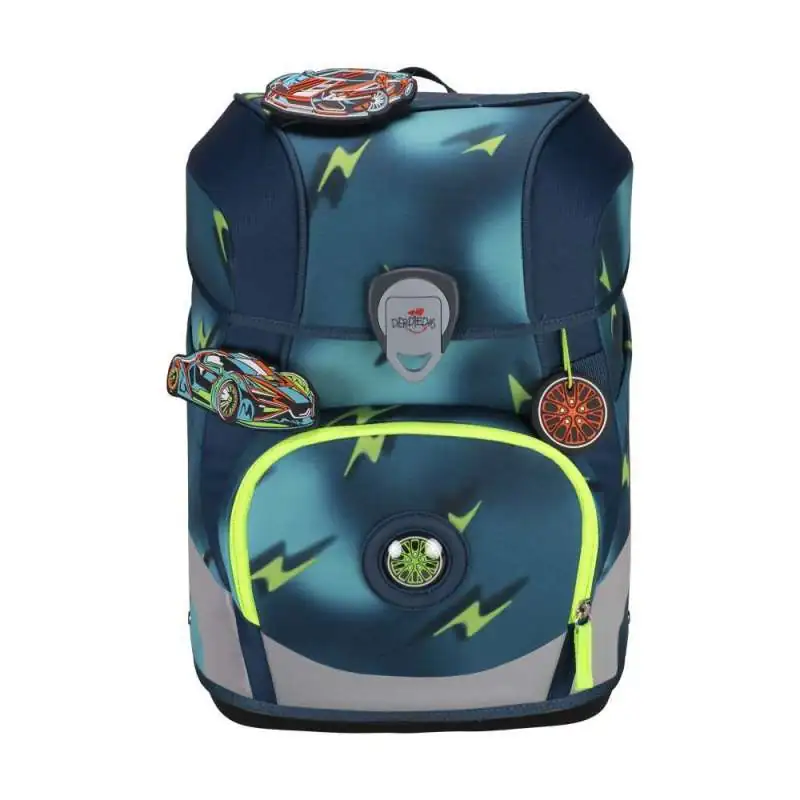 DERDIEDAS Schulrucksack ErgoFlex Tiny Set - 6 tlg Magic Light Front