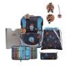 DERDIEDAS Schulrucksack ErgoFlex Tiny Set - 6 tlg Ninja Fighter