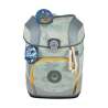 DERDIEDAS Schulrucksack ErgoFlex Tiny Set - 6 tlg ECO Grey Planet Front