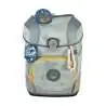 DERDIEDAS Schulrucksack ErgoFlex Tiny Set - 6 tlg ECO Grey Planet Front