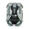 DERDIEDAS Schulrucksack ErgoFlex Tiny Set - 6 tlg ECO Grey Planet Rückansicht Tragegurte