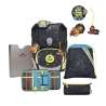 DERDIEDAS Schulrucksack ErgoFlex Tiny Set - 6 tlg LED Crazy