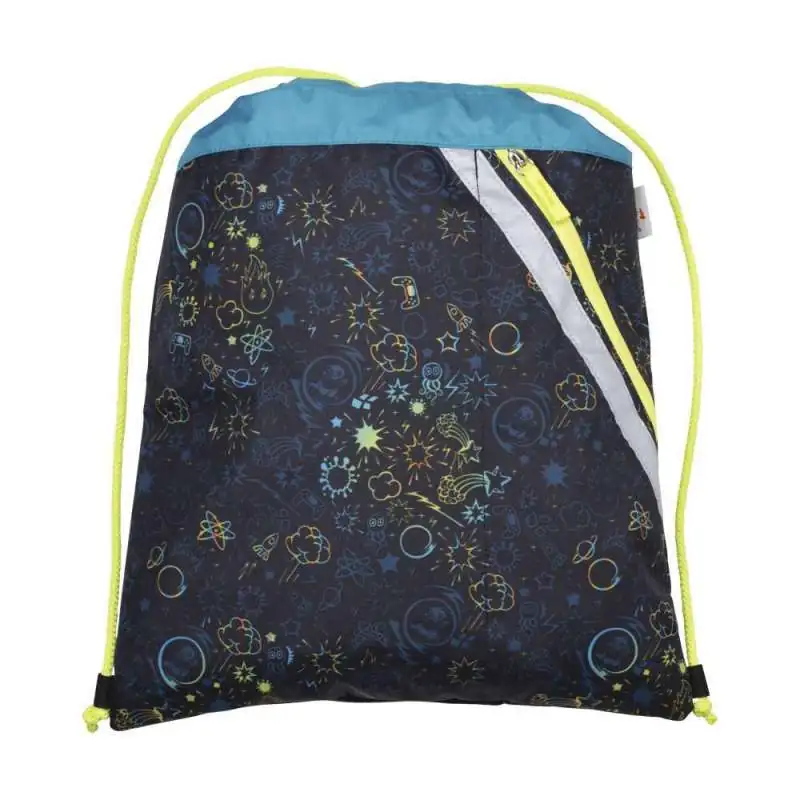 DERDIEDAS Schulrucksack ErgoFlex Tiny Set - 6 tlg LED Crazy Sporttasche