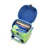 DERDIEDAS Schulrucksack ErgoFlex Tiny Set - 6 tlg Neon Monster seitlich offen