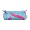 DERDIEDAS Schulrucksack ErgoFlex TINY Set - 6 tlg Happy Pixel Faulenzermäppchen