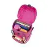 DERDIEDAS Schulrucksack ErgoFlex TINY Set - 6 tlg ECO Pink Planet seitlich offen