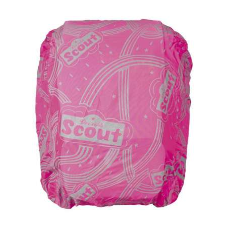 SCOUT Regenüberzug für Schulranzen Pink Front