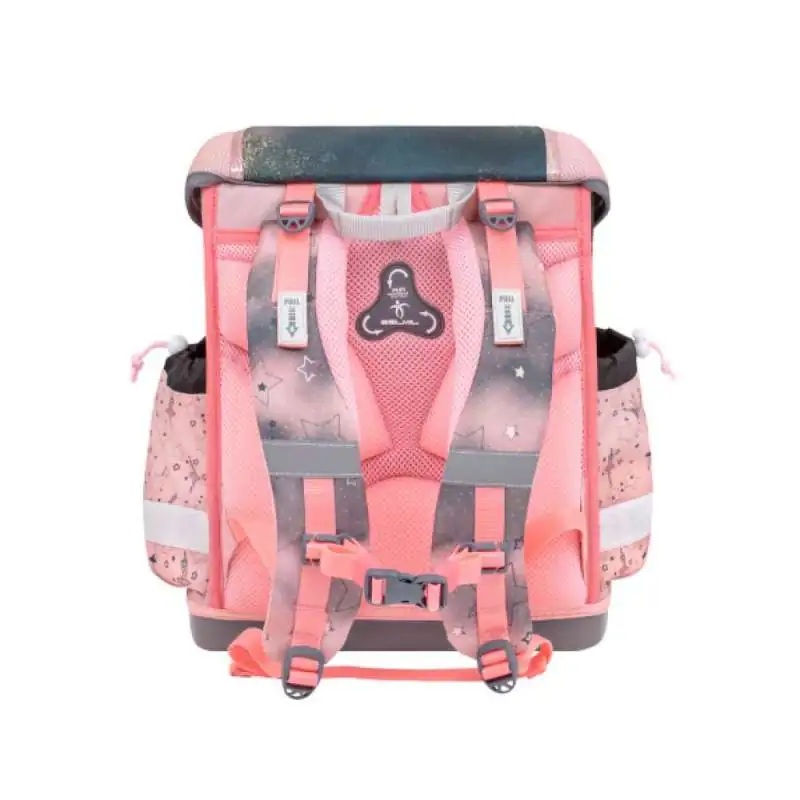 BELMIL Schulranzen CLASSY Set 4 tlg - Ballerina Black Pink Rückansicht