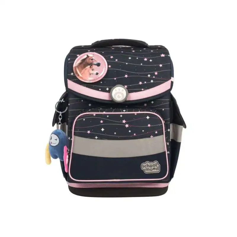 SCHOOL MOOD Schulranzen TIMELESS Pro Set 6 tlg - Pro Ella Pony Front