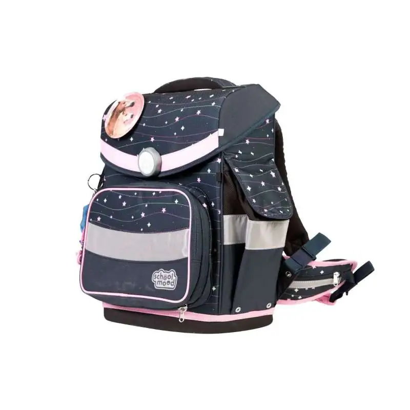 SCHOOL MOOD Schulranzen TIMELESS Pro Set 6 tlg - Pro Ella Pony seitliche Front