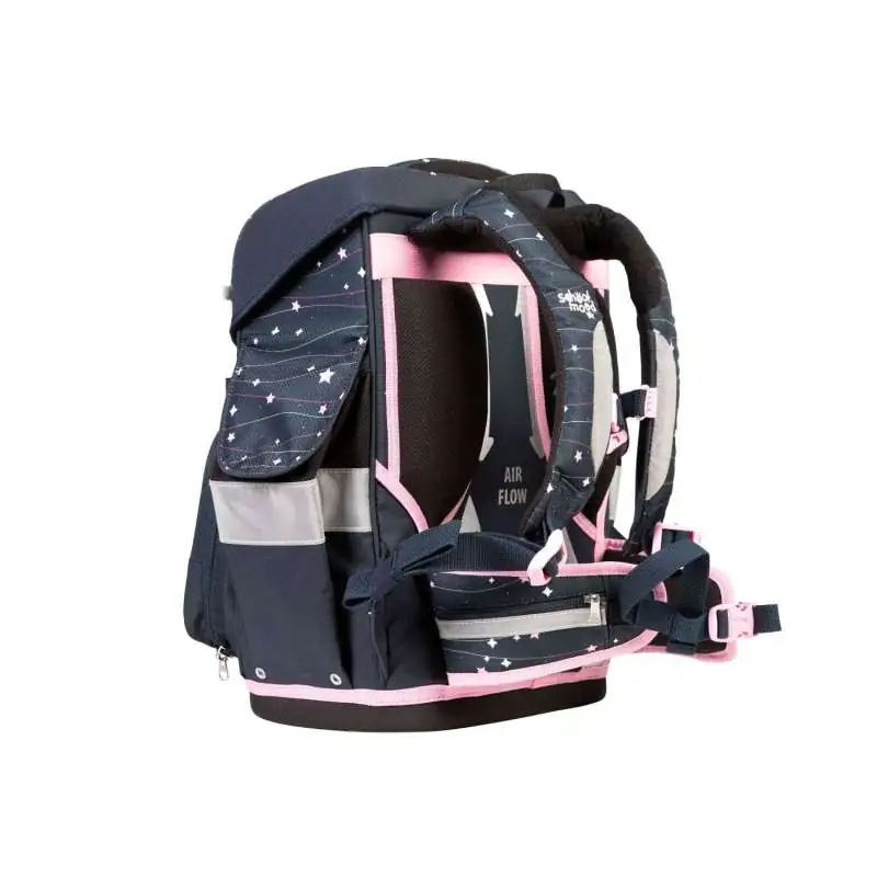 SCHOOL MOOD Schulranzen TIMELESS Pro Set 6 tlg - Pro Ella Pony seitliche Rückansicht