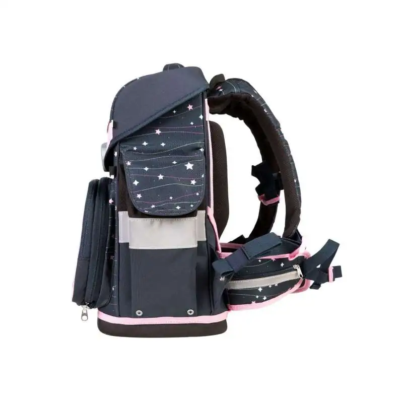 SCHOOL MOOD Schulranzen TIMELESS Pro Set 6 tlg - Pro Ella Pony seitlich