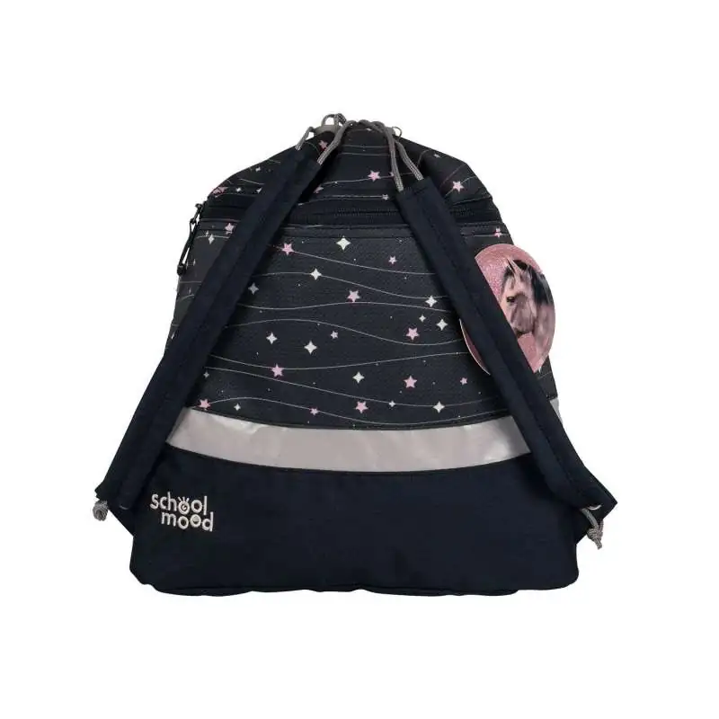 SCHOOL MOOD Schulranzen TIMELESS Pro Set 6 tlg - Pro Ella Pony Sporttasche