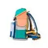 SCHOOL MOOD Schulranzen TIMELESS Pro Set 6 tlg - Pro Happy Sapphire Happy Colours Collection seitlich