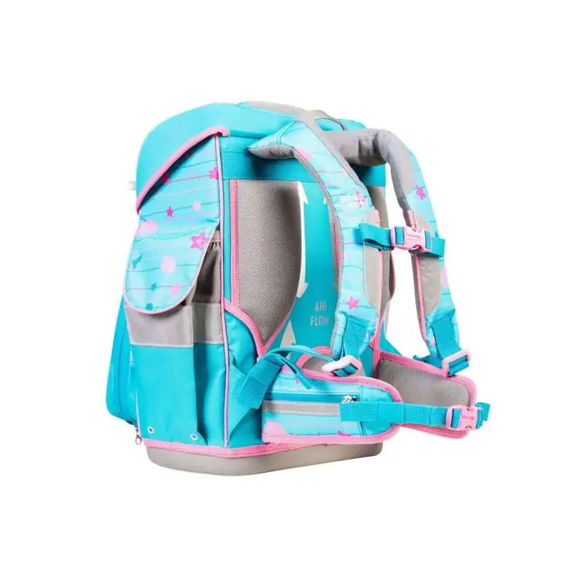 SCHOOL MOOD Schulranzen TIMELESS Pro Set 6 tlg - Pro Lilly Meerjungfrau seitliche Rückansicht