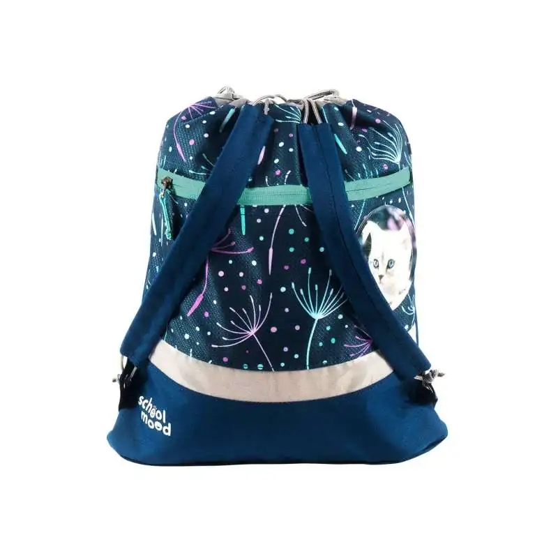 SCHOOL MOOD Schulranzen TIMELESS Pro Set 6 tlg - Pro Lilly Meerjungfrau Lina Kätzchen Sporttasche