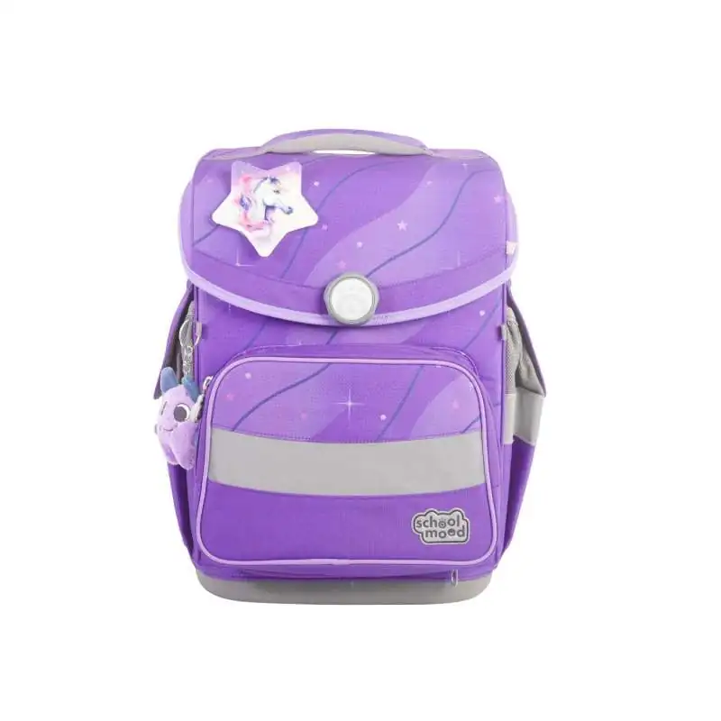 SCHOOL MOOD Schulranzen TIMELESS Pro Set 6 tlg - Pro Lilly Meerjungfrau Marie Pegasus Front