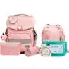 SCHOOL MOOD Schulranzen TIMELESS Pro Set 6 tlg - Pro Rainbow
