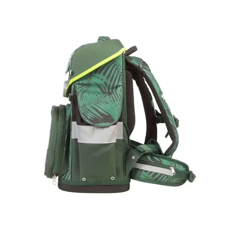 SCHOOL MOOD Schulranzen TIMELESS Pro Set 6 tlg - Pro Daniel Dinosaurier seitlich