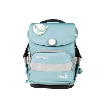 SCHOOL MOOD Schulranzen TIMELESS Pro Set 6 tlg - Pro Dolphin Ocean Collection Front