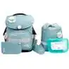 SCHOOL MOOD Schulranzen TIMELESS Pro Set 6 tlg - Pro Dolphin Ocean Collection