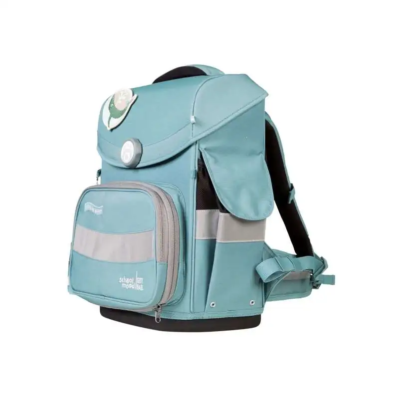 SCHOOL MOOD Schulranzen TIMELESS Pro Set 6 tlg - Pro Dolphin Ocean Collection seitliche Front