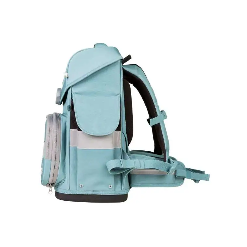 SCHOOL MOOD Schulranzen TIMELESS Pro Set 6 tlg - Pro Dolphin Ocean Collection seitlich