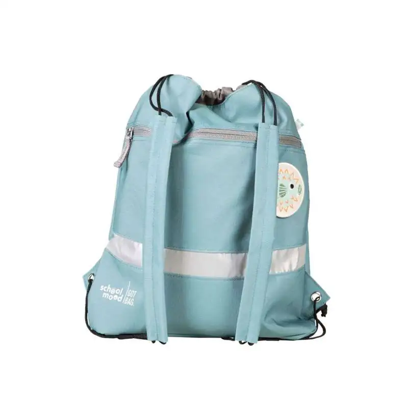 SCHOOL MOOD Schulranzen TIMELESS Pro Set 6 tlg - Pro Dolphin Ocean Collection Sporttasche
