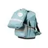 SCHOOL MOOD Schulranzen TIMELESS Pro Set 6 tlg - Pro Dolphin Ocean Collection Schulranzen mit Sporttasche