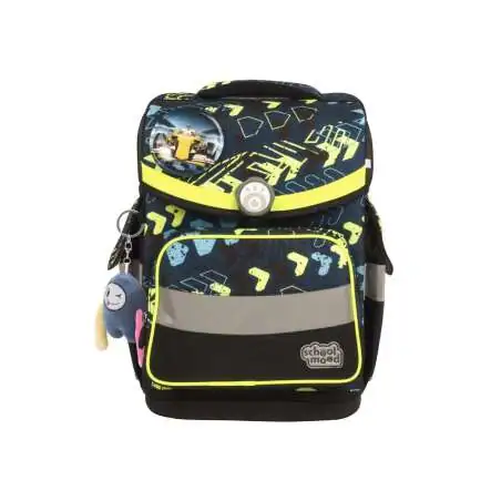 SCHOOL MOOD Schulranzen TIMELESS Pro Set 6 tlg - Pro Elias Rennwagen Front